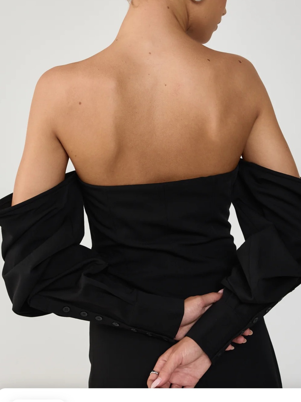 RAELYNN MINI DRESS (BLACK) - Picture 2 of 5